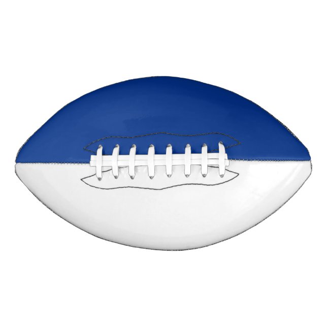 College Sports Team Colours Blue/White Football American Football (Front)