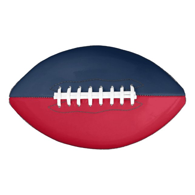 College Sports Team Colours Navy Blue/Red Football American Football (Front)