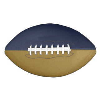 College Sports Team Colours Navy/Gold Football American Football