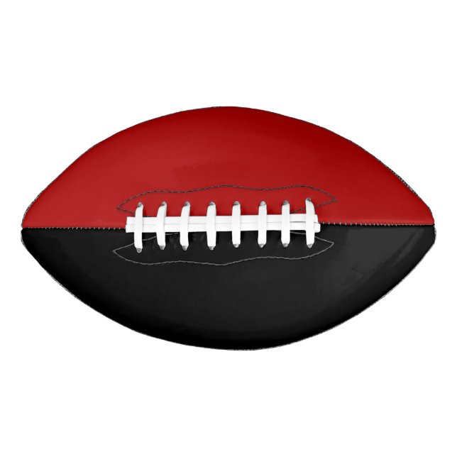 College Sports Team Colours Red/Black Football American Football (Front)