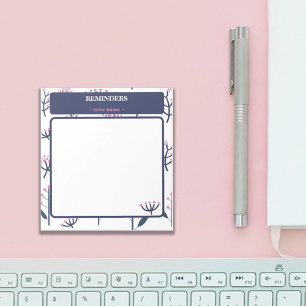 College Stationery Pink Mimosa Customise  Notepad