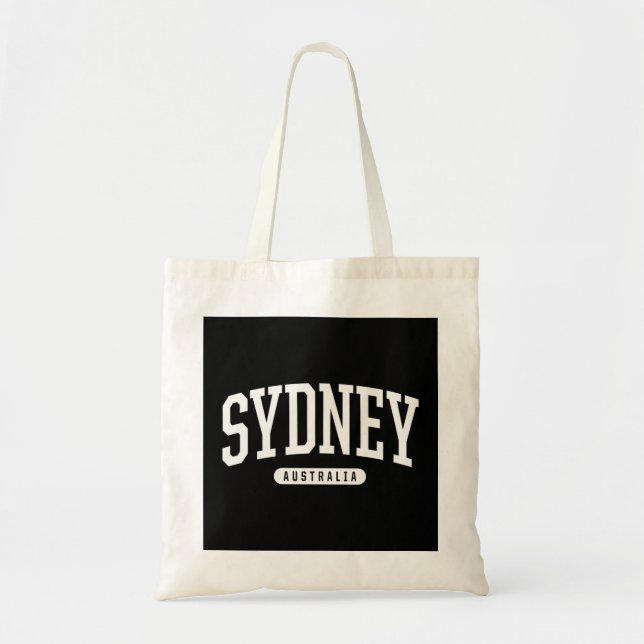 College Style Sydney Australia Souvenir Gift  Tote Bag (Front)