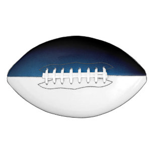College Team Colours Blue/Black/White Football American Football