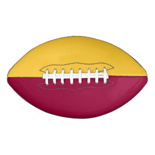 College Team Colours Maroon/Yellow Football American Football