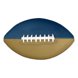 College Team Colours Navy Blue/Gold Football American Football