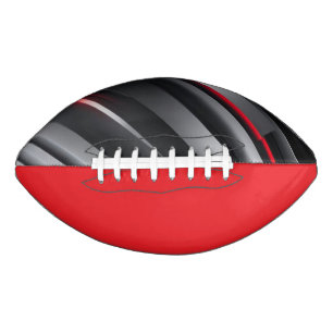 College Team Colours Red/Black/Grey Football American Football