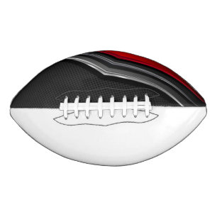 College Team Colours Red/Black/White Football American Football