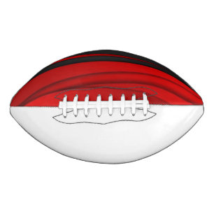 College Team Colours Red/Black/WhiteFootball American Football