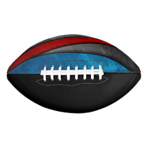 College Team Colours Red/Blue/Black Football American Football