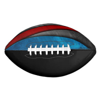 College Team Colours Red/Blue/Black Football American Football