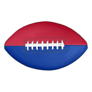 College Team Colours Red/Blue Football American Football
