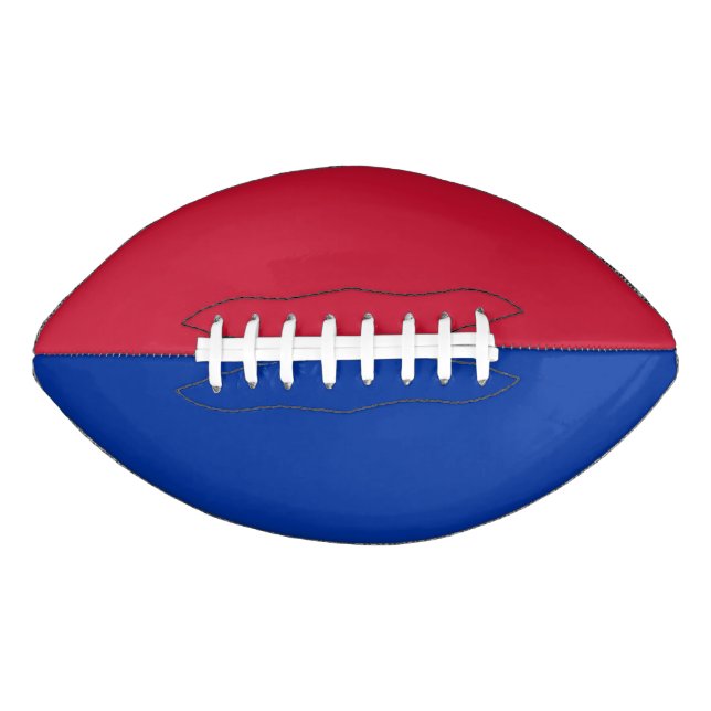 College Team Colours Red/Blue Football American Football (Front)