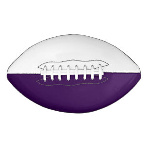 College Team Colours White/Purple Football American Football