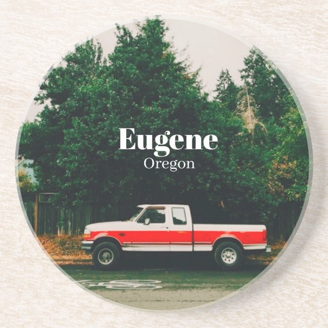 College town of Eugene - Oregon Coaster (Front)