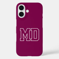 College Wine Varsity Monogram Initials