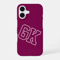 College Wine Varsity Monogram Initials