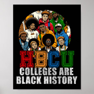 Colleges Are Black History Month  Poster
