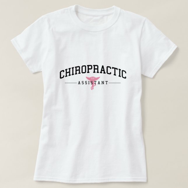 Collegiate Chiropractic Assistant T-Shirt (Design Front)