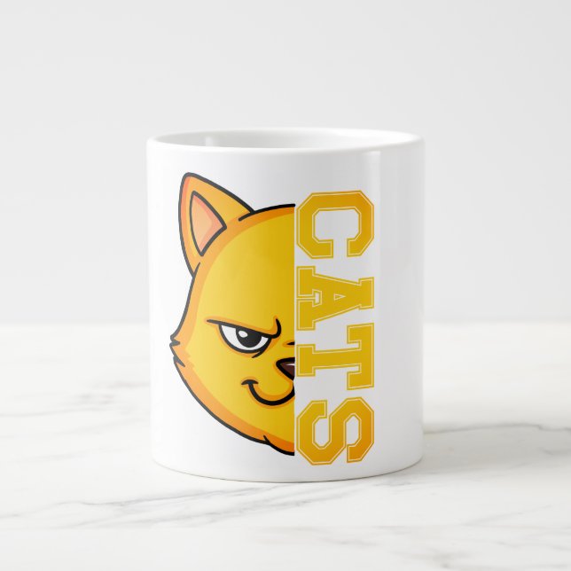 Collegiate Grumpy Cat – Bold StreetweSpecialty Mug (Front)