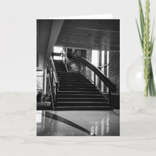 "Collegiate Stairway" Get Well Card