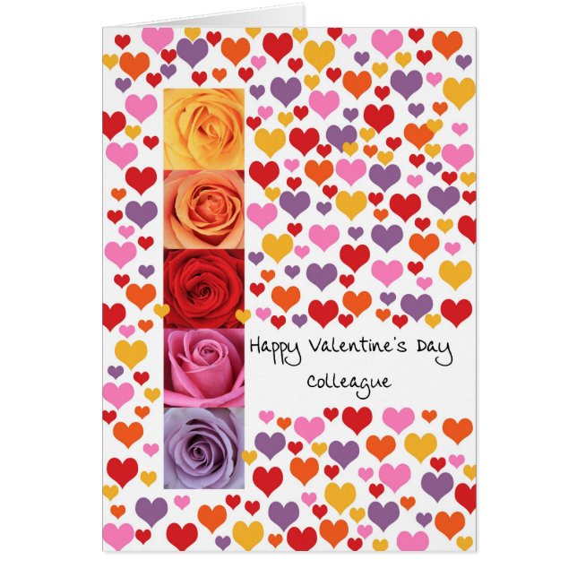 Collegue Coloured Valentine's Day (Front)