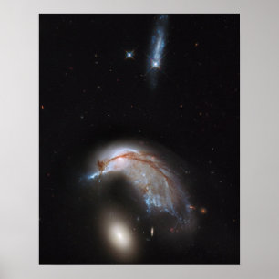 Colliding Galaxies Poster