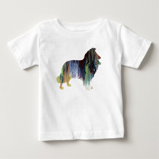 Collie Art Baby T-Shirt
