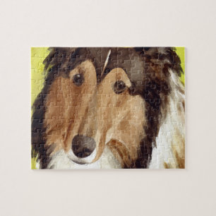 Collie Art Jigsaw Puzzle