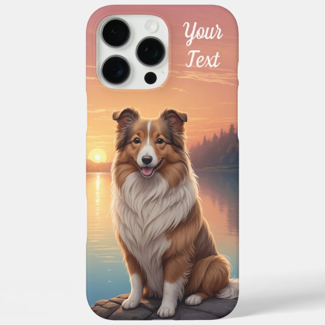 Collie by Lake Case-Mate iPhone Case (Back)
