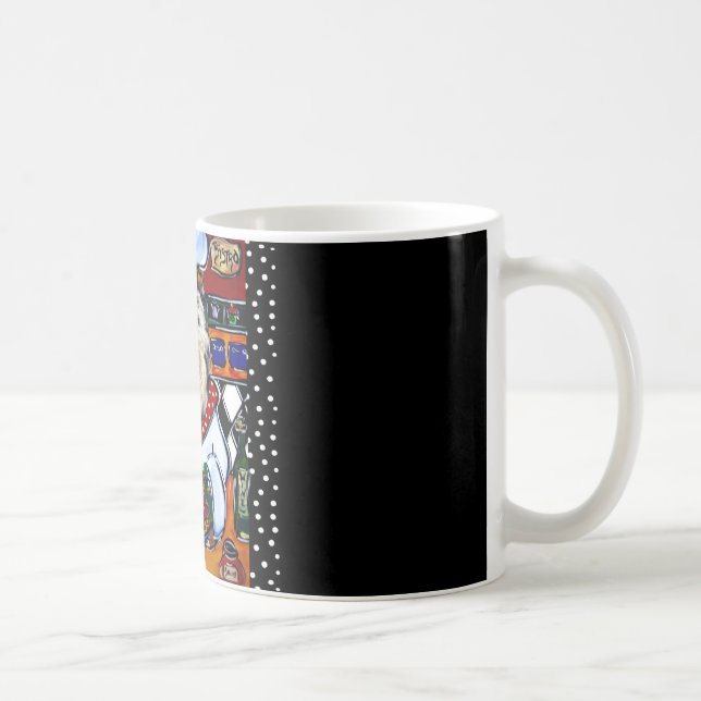 Collie Chef Coffee Mug (Right)