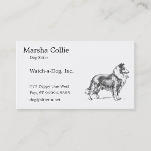 Collie Dog Business Card