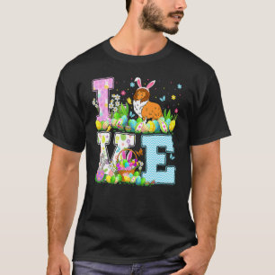 Collie Dog Easter Egg Hunt  Love Collie Easter Sun T-Shirt