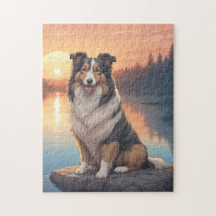 Collie dog jigsaw puzzle