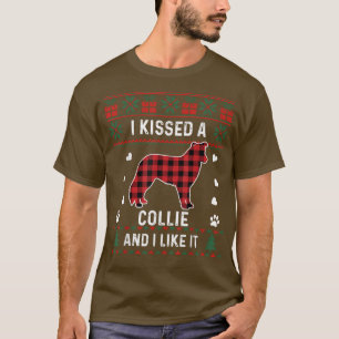 Collie Dog Lover Gifts Collie Dog Pet Ugly Christm T-Shirt