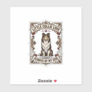 Collie Dog Lover Shirt with Vintage Engraving Quot
