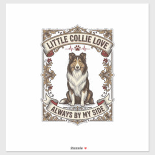 Collie Dog Lover Shirt with Vintage Engraving Quot