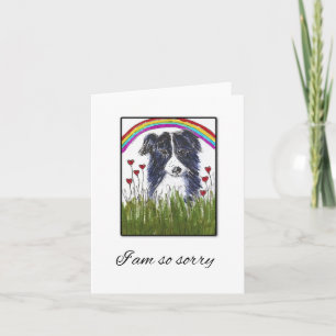 Collie Dog Pet Sympathy Card