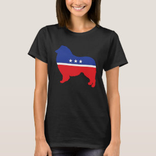 Collie Dog  Political Symbol Election Mascot T-Shirt