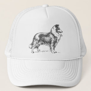 Collie Dog Trucker Hat