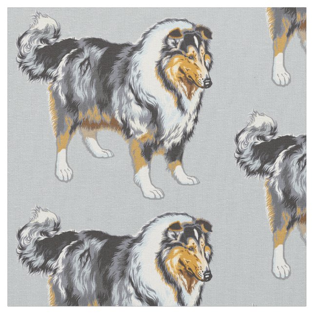 collie fabric (Close Up)