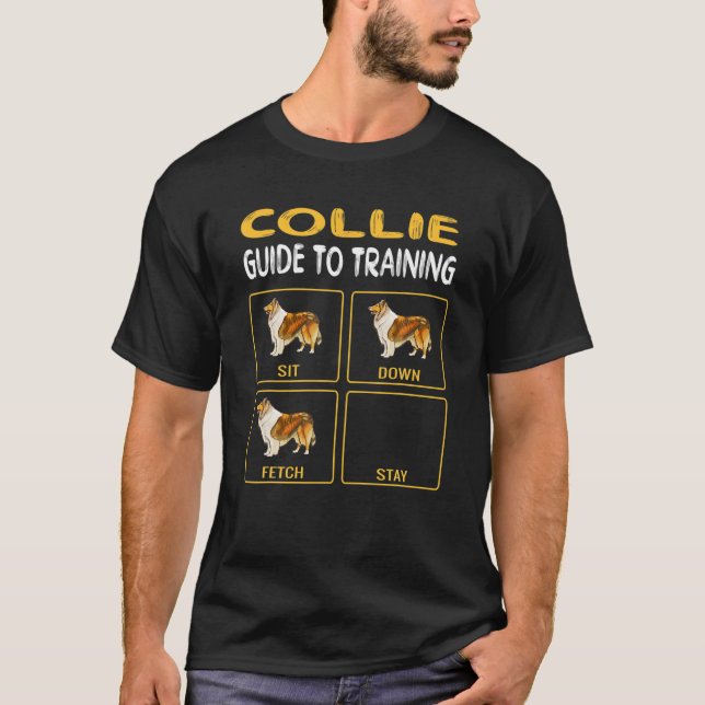 Collie Guide To Training Dog Obedience T-Shirt (Front)