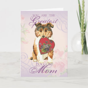 Collie Heart Mum Card