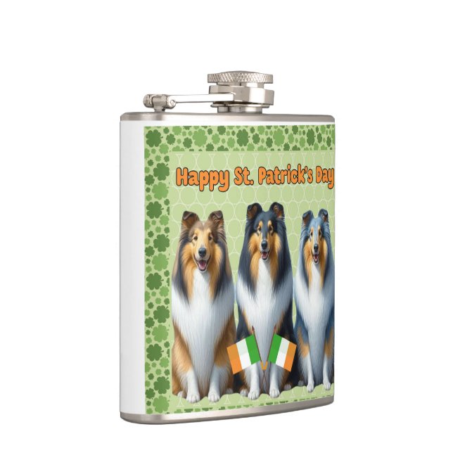 Collie  hip flask (Right)