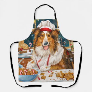 Collie Holiday Baking: Festive Christmas Apron