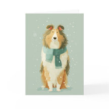 Collie Holiday Greeting