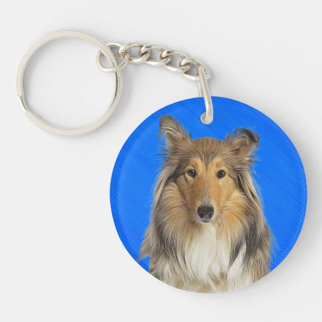 Collie Keychain (Front)