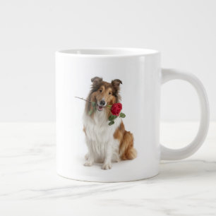 Collie Love Large Coffee Mug