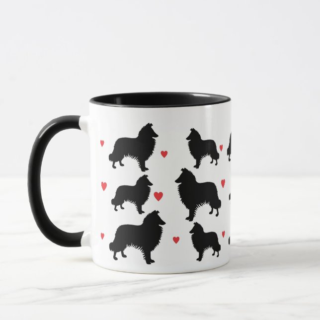 Collie Love  Mug (Left)