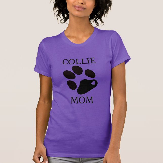 Collie Mom T-Shirt (Front)