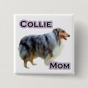 Collie Mum 4 - Button